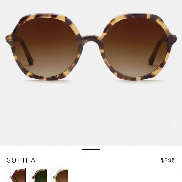 Tortoise Shell Round Sunglasses - Picture 1 of 5